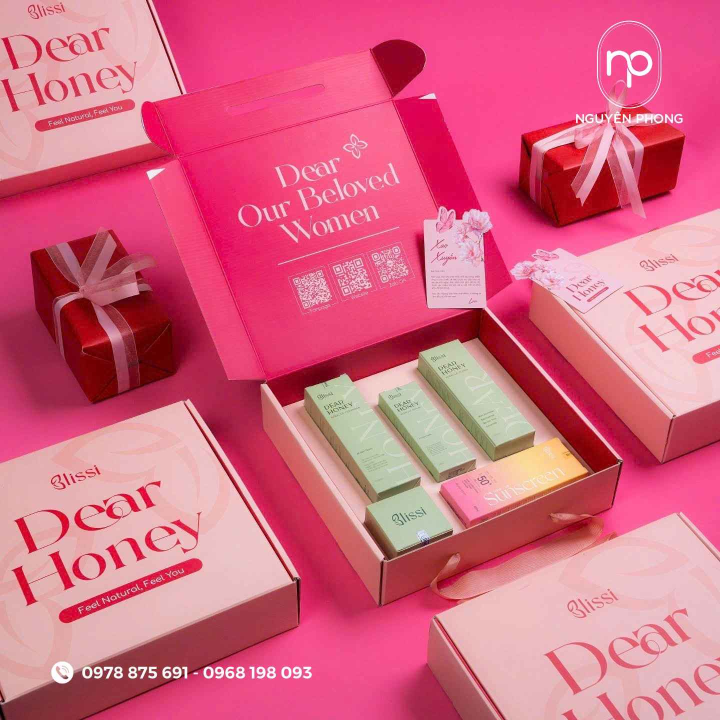 Mẫu hộp carton nắp gài 4